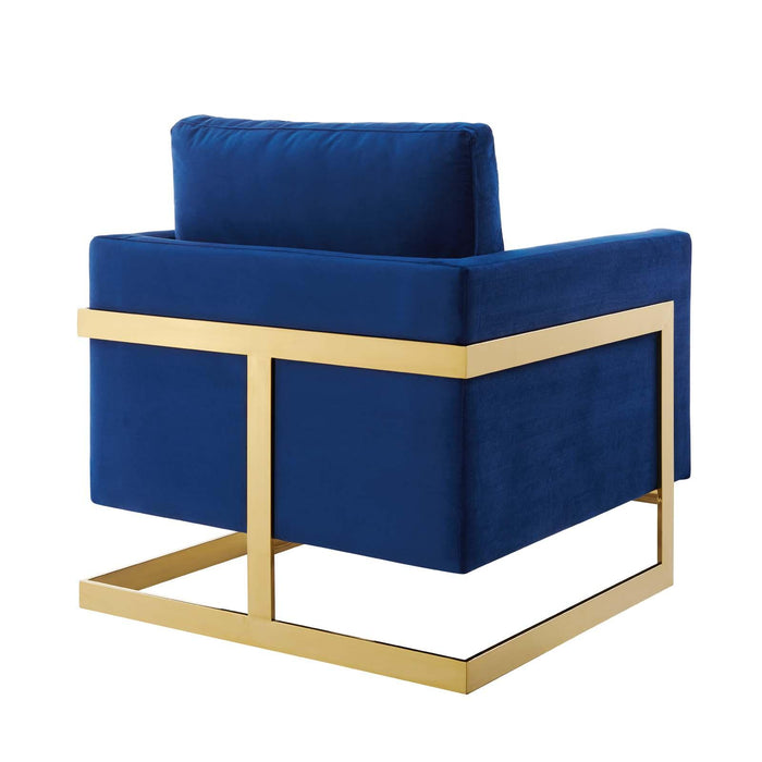 Posse Performance Velvet Accent Chair