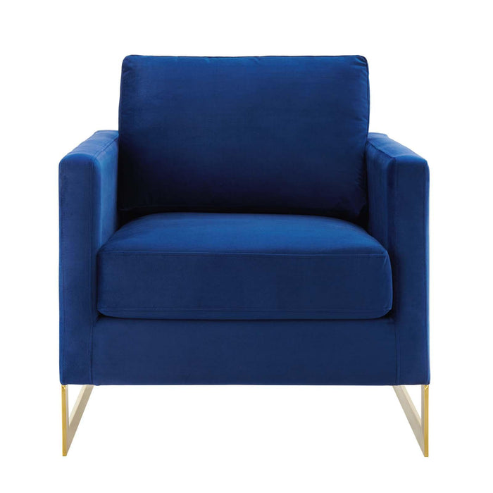 Posse Performance Velvet Accent Chair