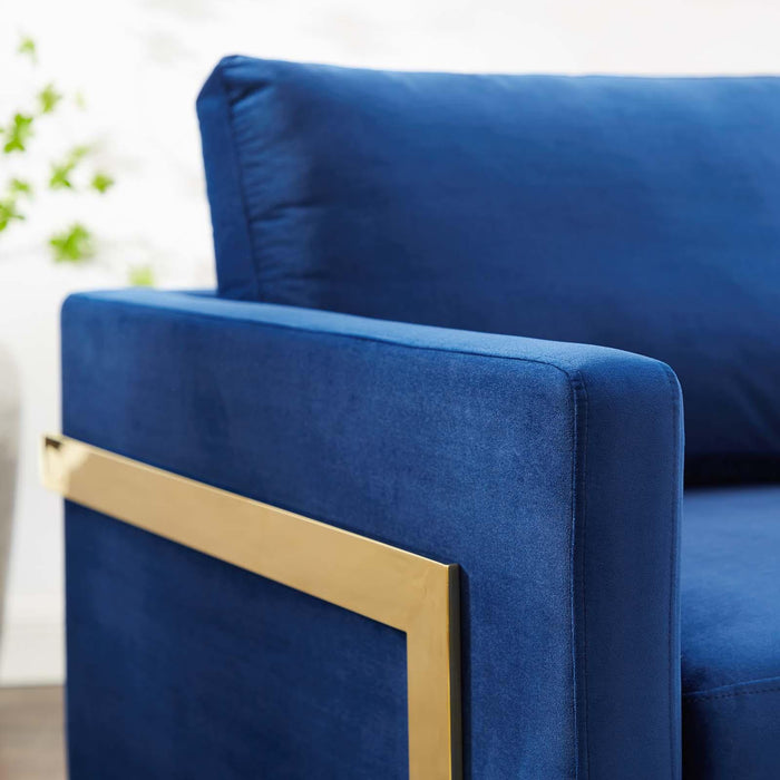 Posse Performance Velvet Accent Chair