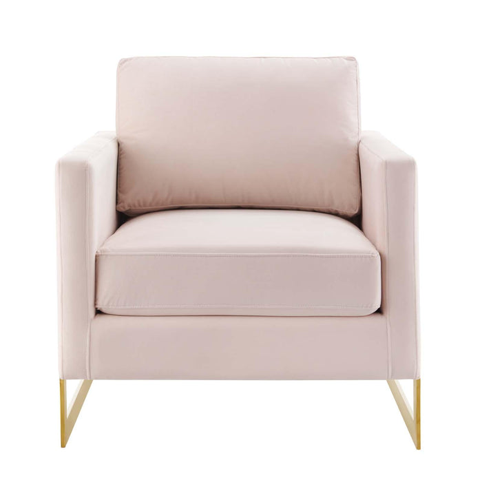 Posse Performance Velvet Accent Chair