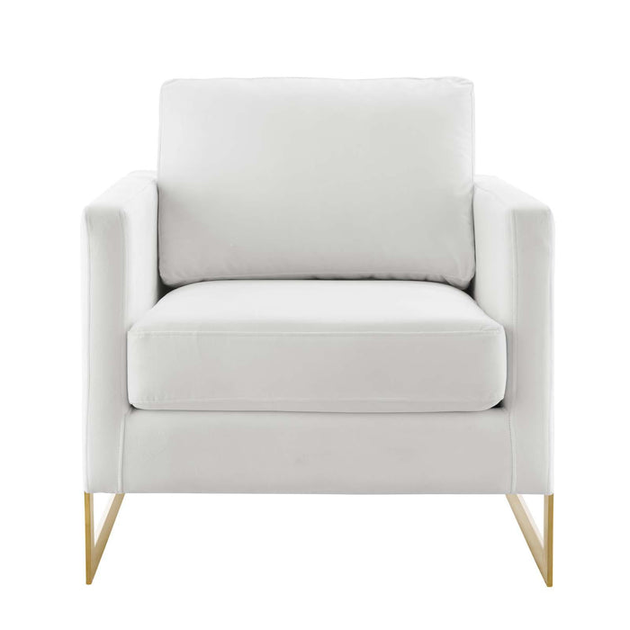 Posse Performance Velvet Accent Chair