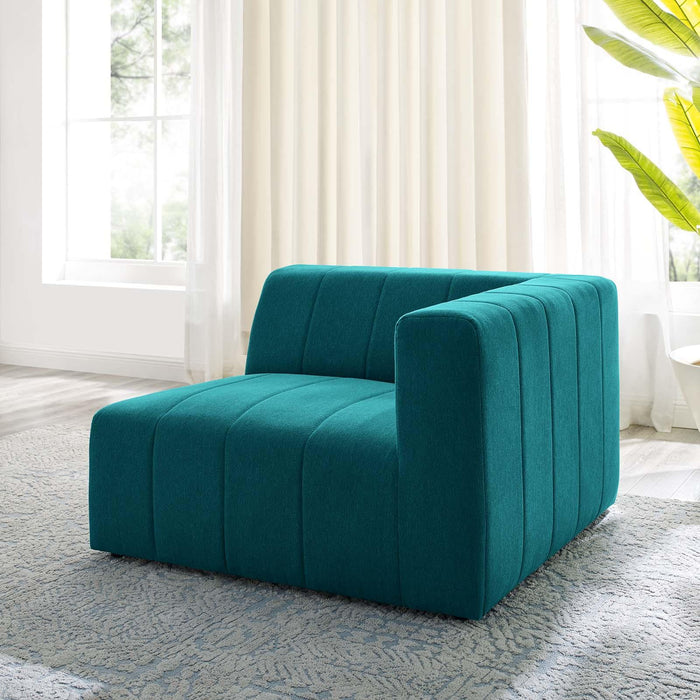 Bartlett Upholstered Fabric Right-Arm Chair