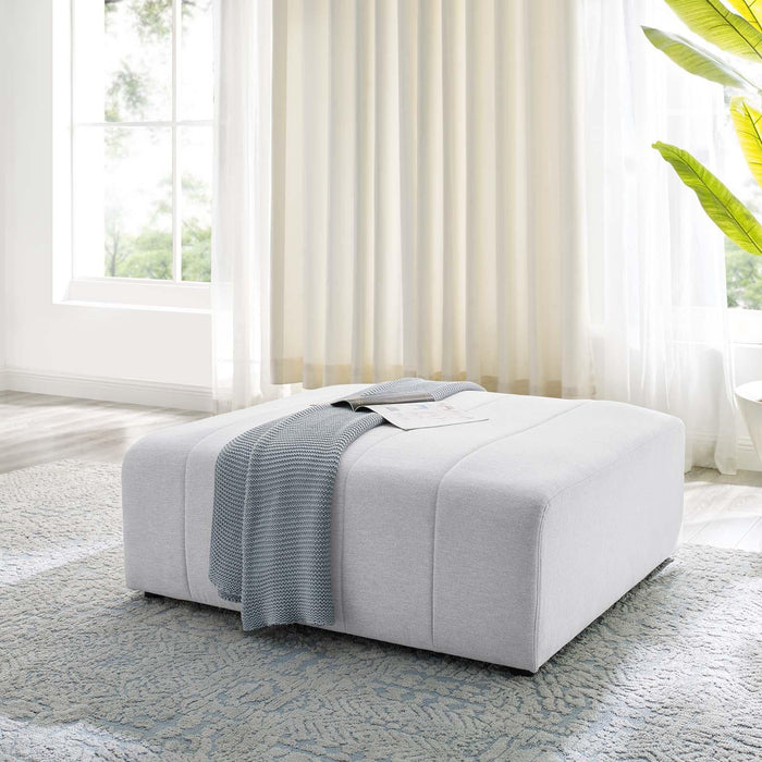 Bartlett Upholstered Fabric Ottoman