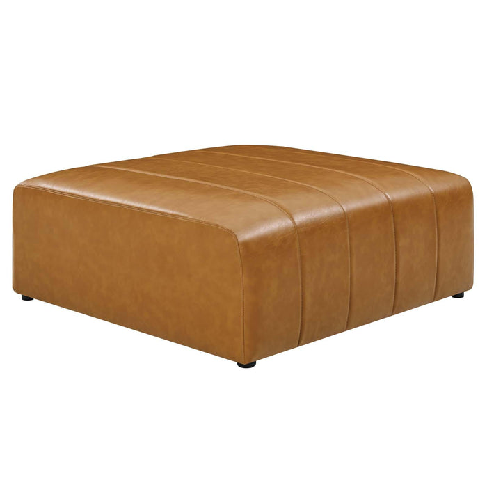 Bartlett Vegan Leather Ottoman image