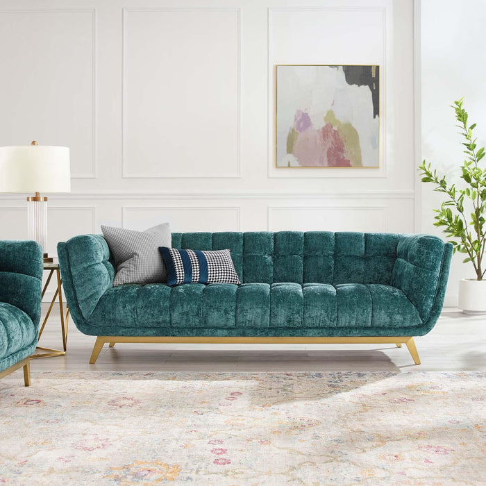 Bestow Crushed Performance Velvet Sofa