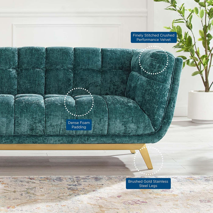 Bestow Crushed Performance Velvet Sofa