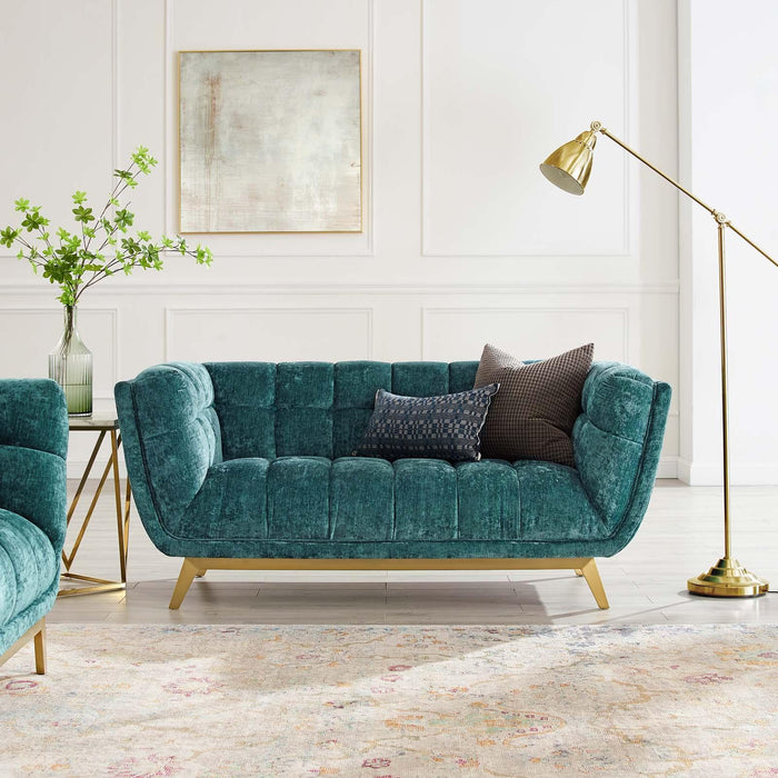 Bestow Crushed Performance Velvet Loveseat