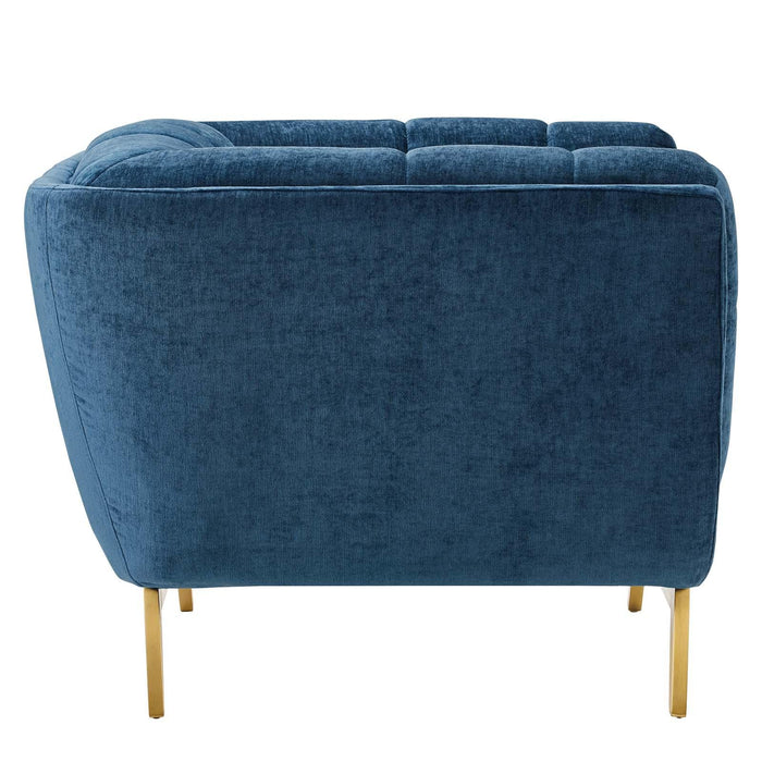 Bestow Crushed Performance Velvet Armchair