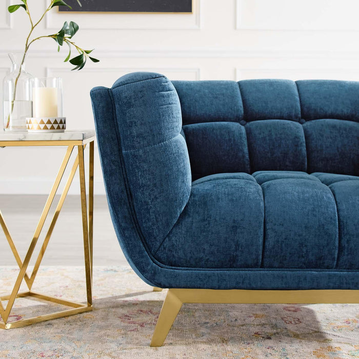 Bestow Crushed Performance Velvet Armchair