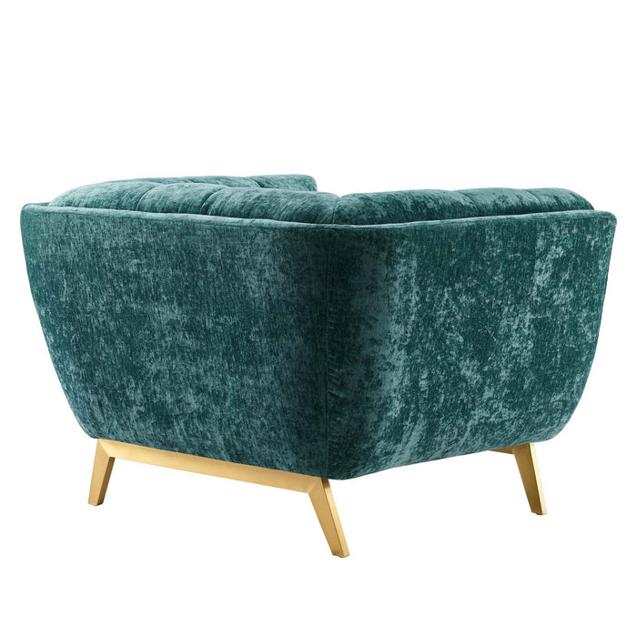 Bestow Crushed Performance Velvet Armchair