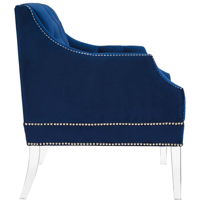 Proverbial Armchair Performance Velvet Set of 2