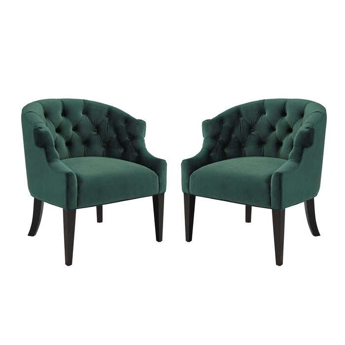 Precept Armchair Performance Velvet Set of 2 image