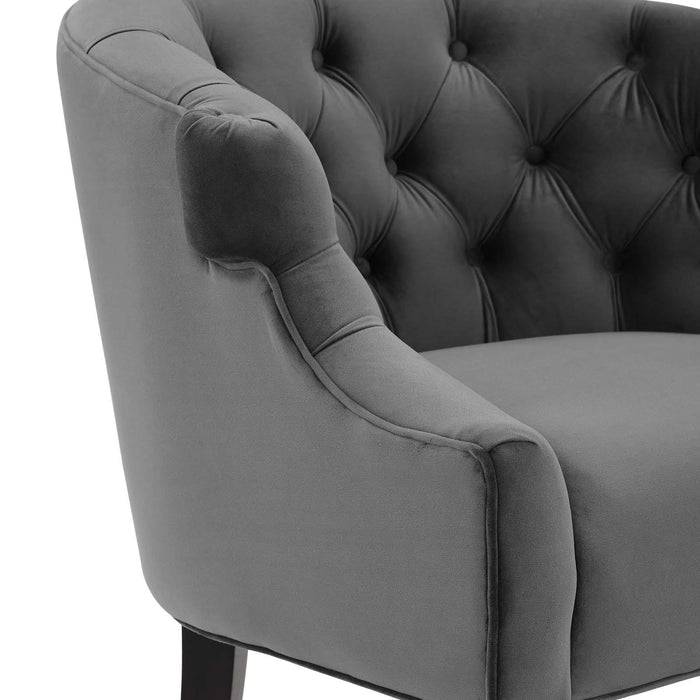 Precept Accent Performance Velvet Armchair