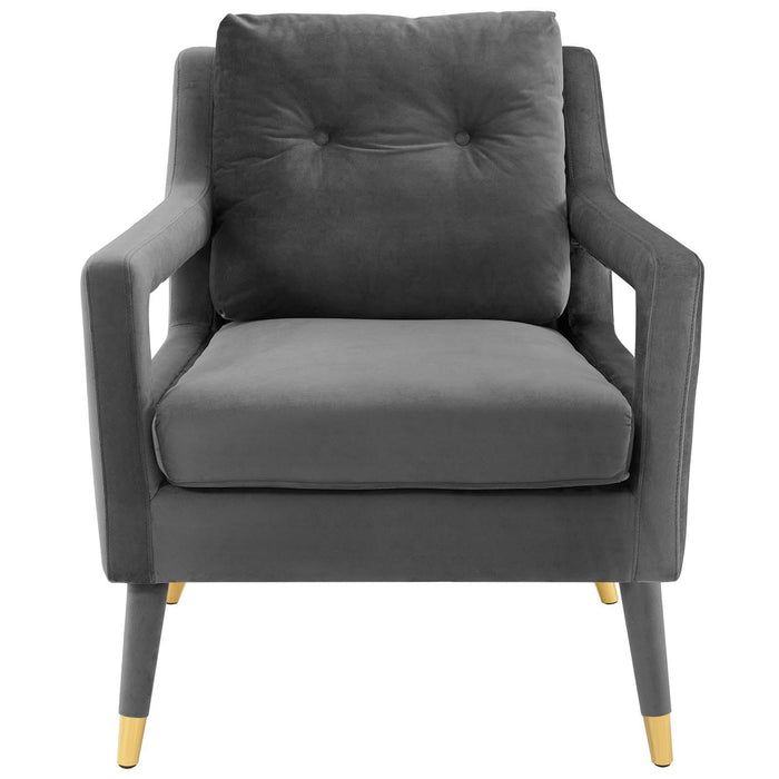 Premise Accent Lounge Performance Velvet Armchair