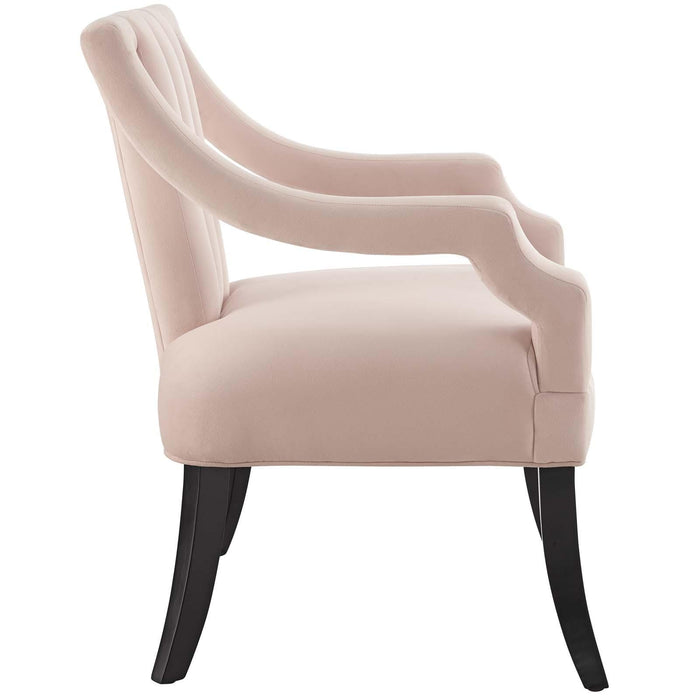 Harken Performance Velvet Accent Chair