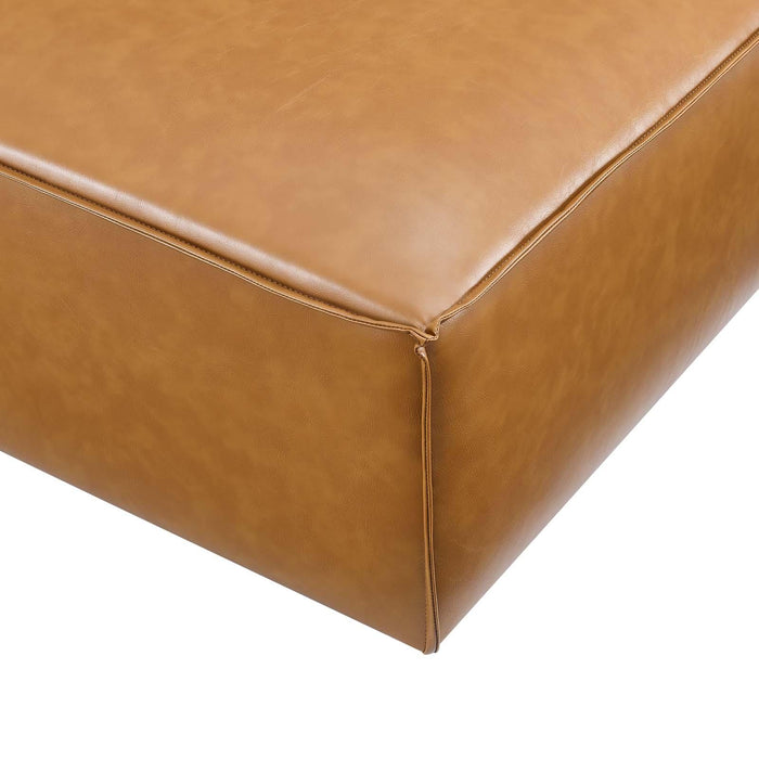 Restore Vegan Leather Ottoman