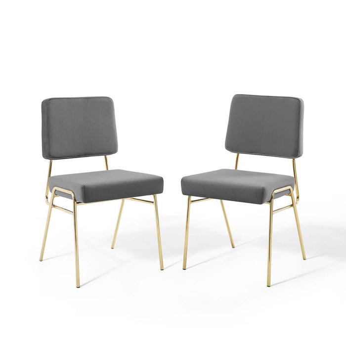 Craft Dining Side Chair Performance Velvet Set of 2