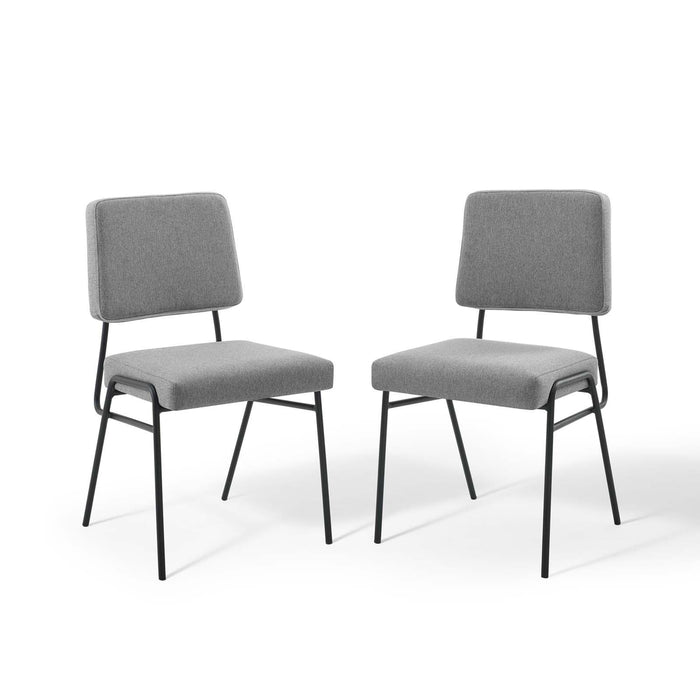 Craft Dining Side Chair Upholstered Fabric Set of 2