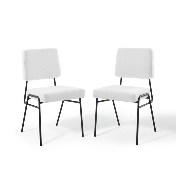 Craft Dining Side Chair Upholstered Fabric Set of 2