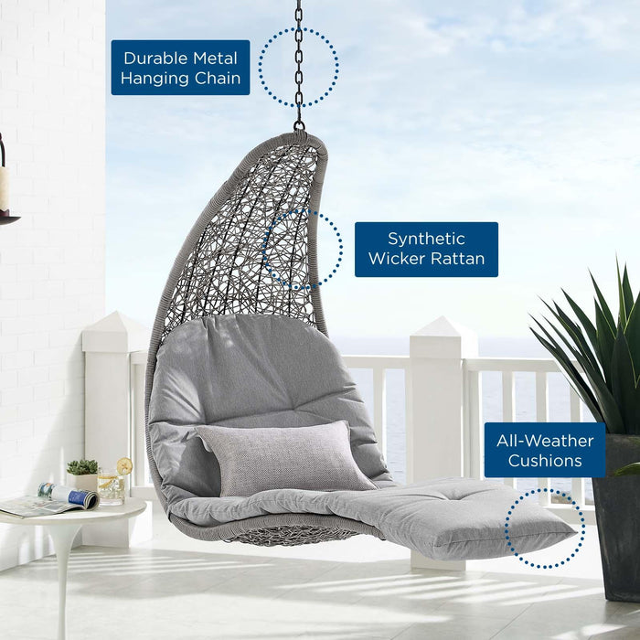 Landscape Outdoor Patio Hanging Chaise Lounge Outdoor Patio Swing Chair