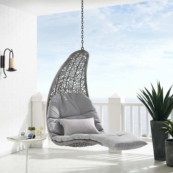 Landscape Outdoor Patio Hanging Chaise Lounge Outdoor Patio Swing Chair