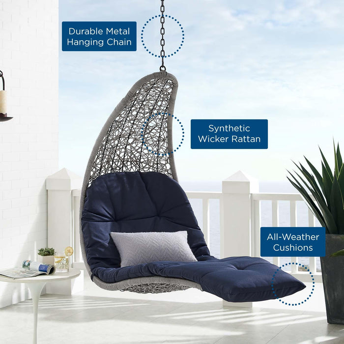 Landscape Outdoor Patio Hanging Chaise Lounge Outdoor Patio Swing Chair