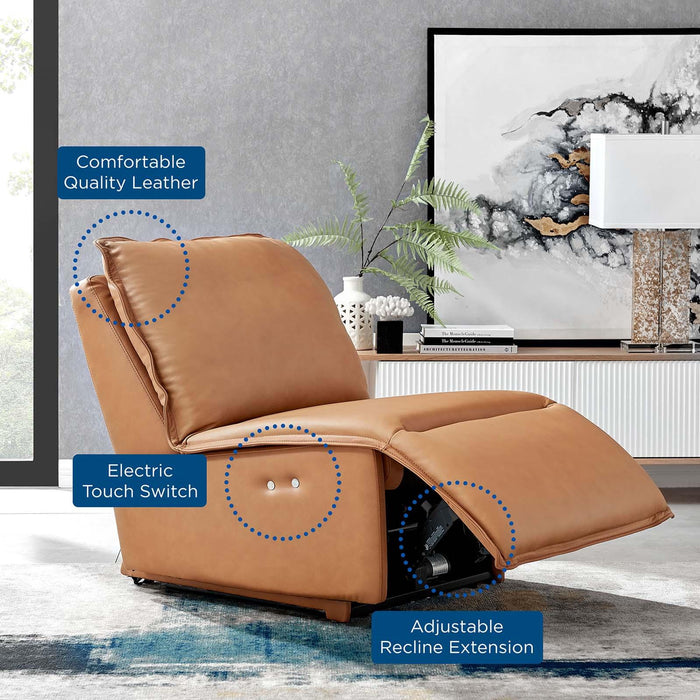 Supine Leather Recliner Chair