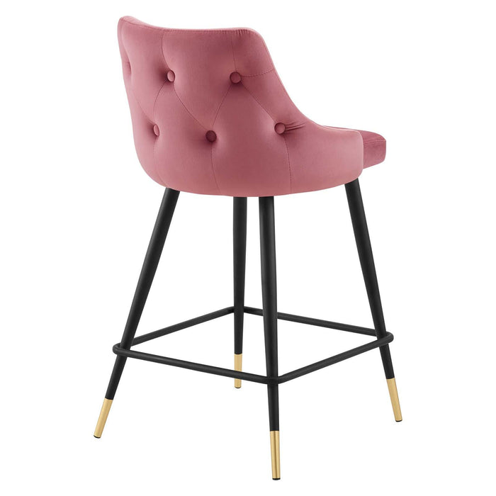 Adorn Performance Velvet Counter Stool