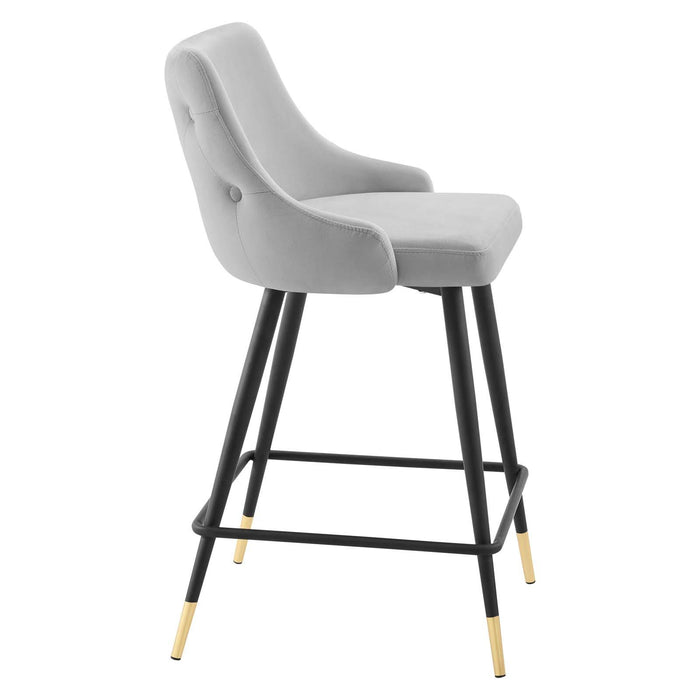 Adorn Performance Velvet Counter Stool