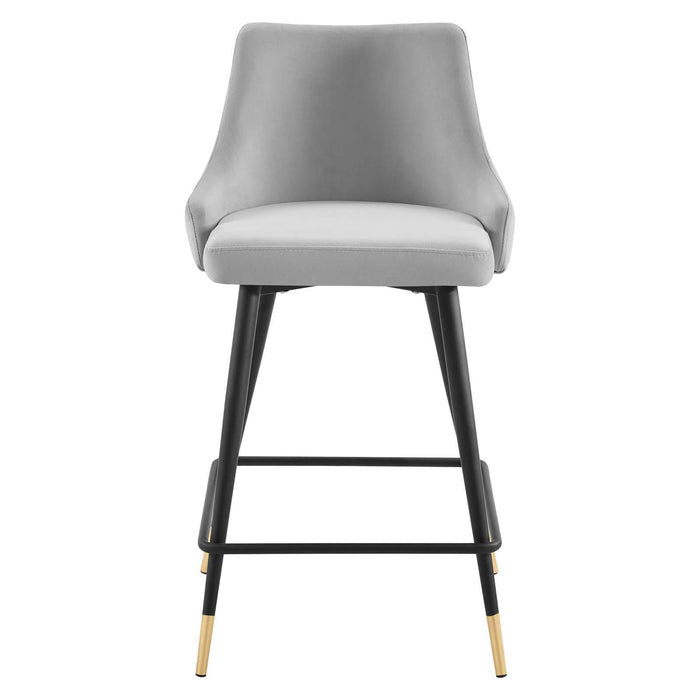 Adorn Performance Velvet Counter Stool