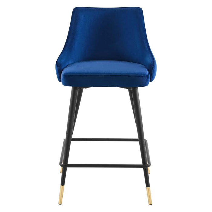 Adorn Performance Velvet Counter Stool