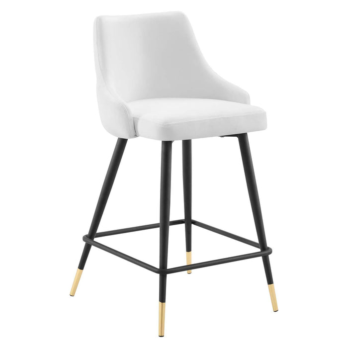 Adorn Performance Velvet Counter Stool