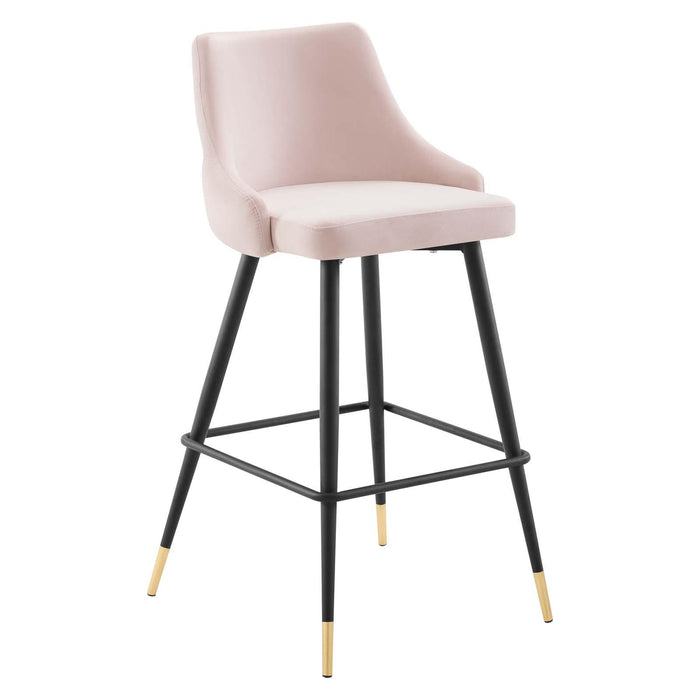 Adorn Performance Velvet Bar Stool Set of 2