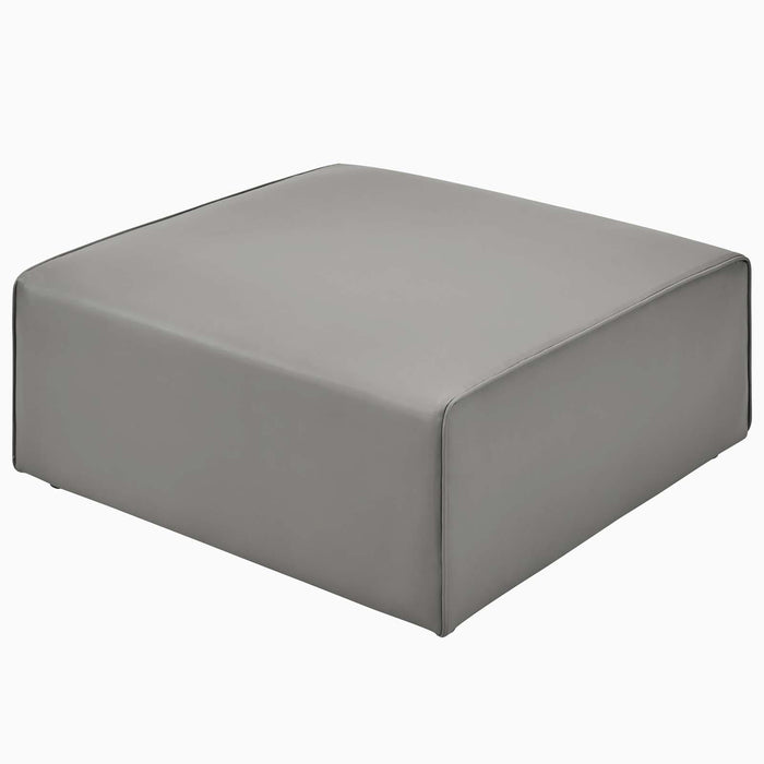 Mingle Vegan Leather Ottoman