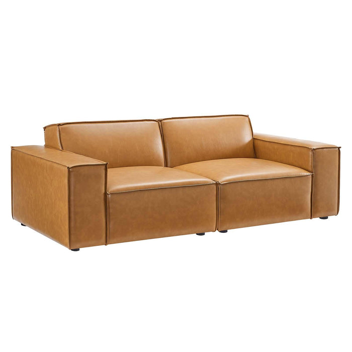 Restore Vegan Leather Loveseat image