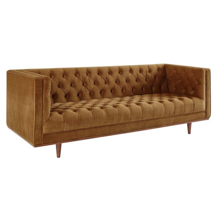 Elation Tufted Performance Velvet Sofa image