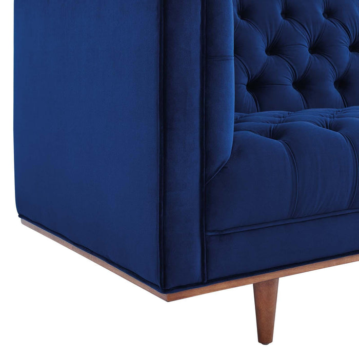 Elation Tufted Performance Velvet Sofa