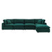 commix-down-filled-overstuffed-performance-velvet-5-piece-sectional-sofa