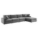 commix-down-filled-overstuffed-performance-velvet-5-piece-sectional-sofa