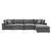 commix-down-filled-overstuffed-performance-velvet-5-piece-sectional-sofa