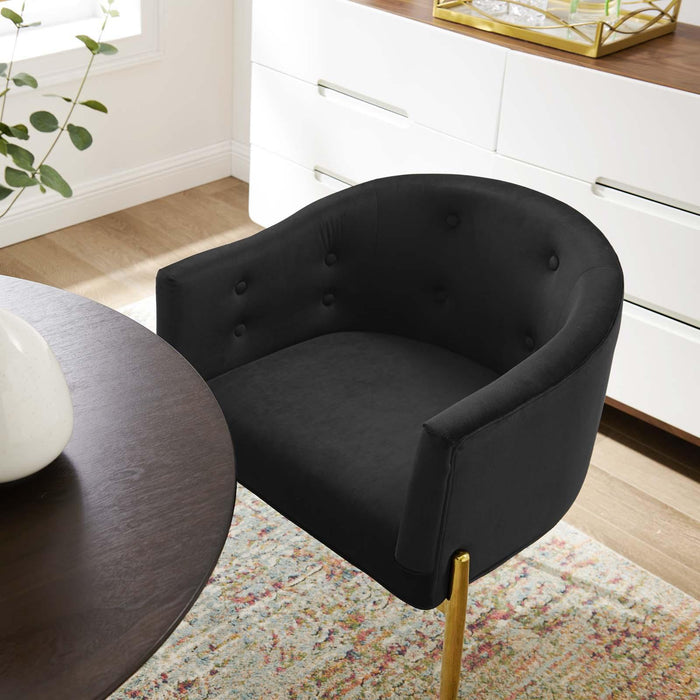 Savour Tufted Performance Velvet Accent Chair