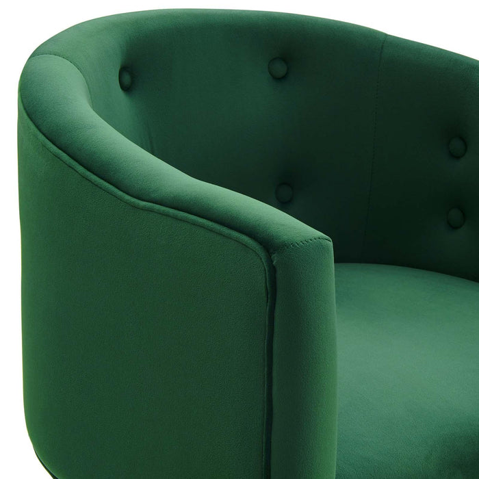 Savour Tufted Performance Velvet Accent Chair