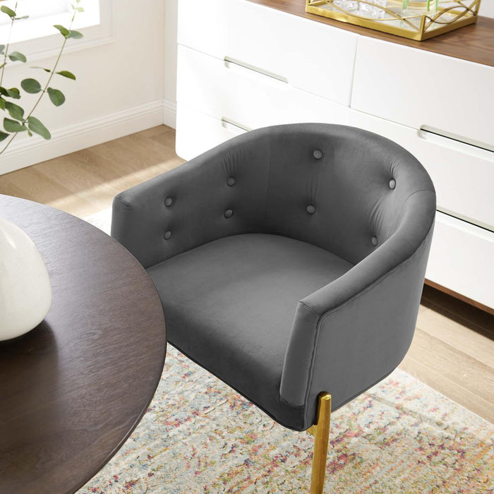 Savour Tufted Performance Velvet Accent Chair