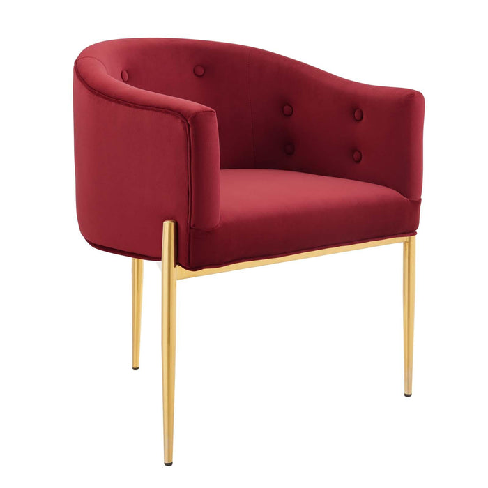 Savour Tufted Performance Velvet Accent Chair