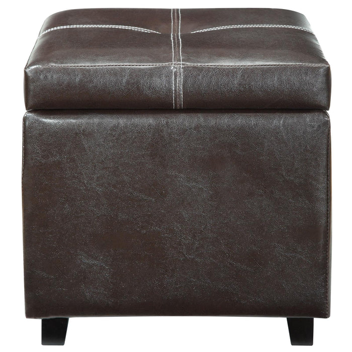 Treasure Upholstered Vinyl Ottoman image