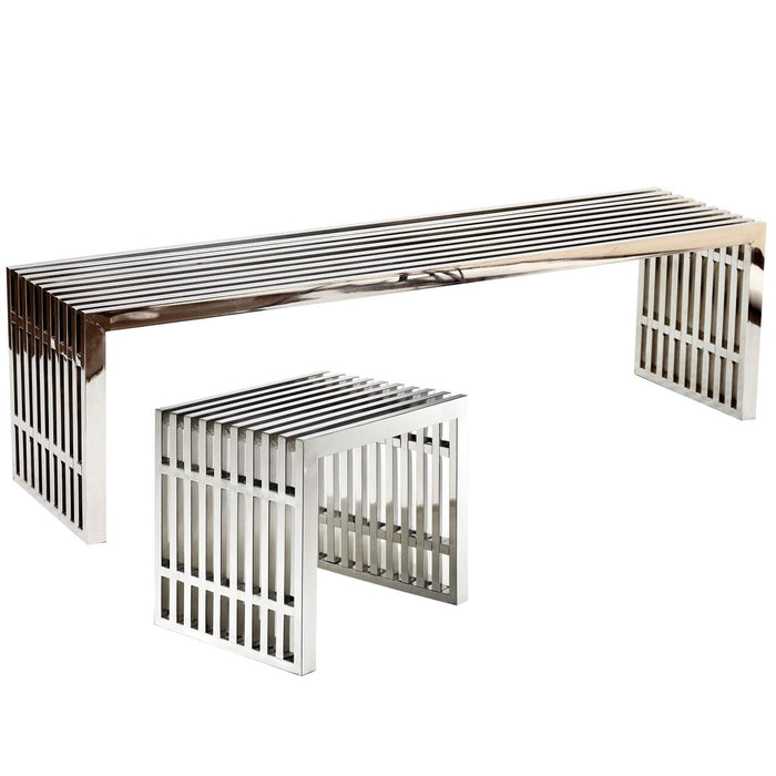 Gridiron Benches Set of 2 image