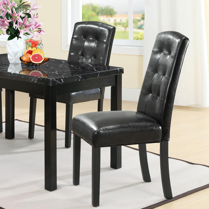 Perdure Dining Chairs Vinyl Set of 2