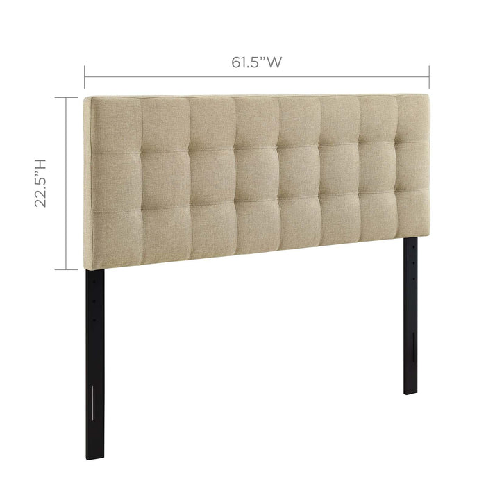 Lily Queen Upholstered Fabric Headboard