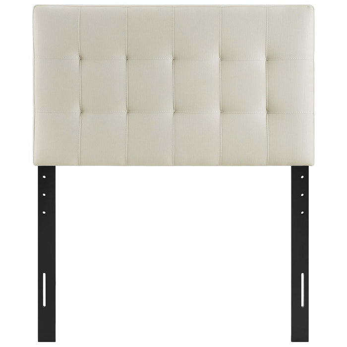 Lily Twin Upholstered Fabric Headboard