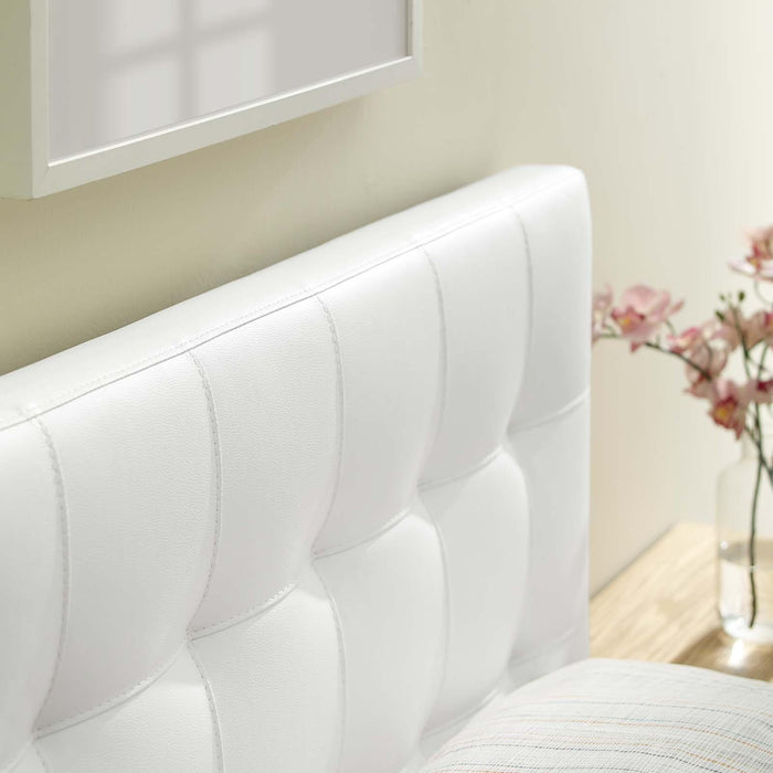 Lily Twin Upholstered Vinyl Headboard